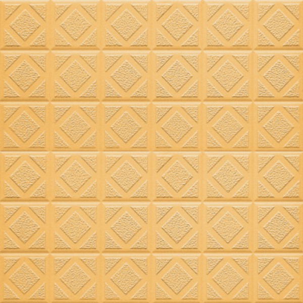 Плитка фарфоровая противоскользящая Serapool рельефная Duna 24,5х24,5 см, желтая