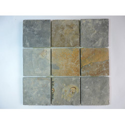 Каменная мозаика MS0546(4) СЛАНЕЦ серо-ржавый