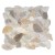 Каменная мозаика MS00-1 BCP ГАЛЬКА овал белая шлифованная