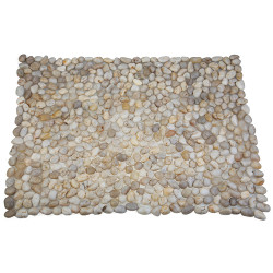 Коврик MS00-1S ГАЛЬКА слоновая кость 50*70 см