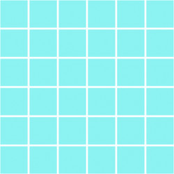 Мозаика однотонная фарфоровая 5 0 х 5 0 мм голубая