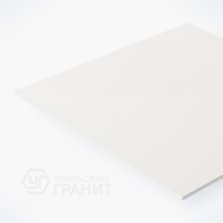 Уральский гранит, моноколор UF001ПR, белый (полированный, ректифицированный) 60х60см