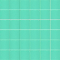 Мозаика однотонная фарфоровая 50х50 мм бирюзовая