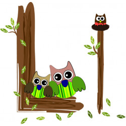 Детская плитка декор буква L