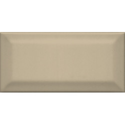 Плитка Клемансо беж тёмный грань 7,4х15  (16052)