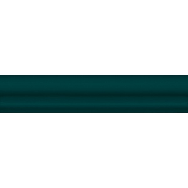 Бордюр Багет Клемансо зеленый темный 3х15  (BLD037)