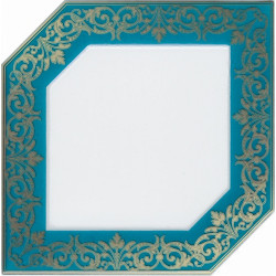 Декор Клемансо бирюзовый 15х15  (HGD\C250\18000)