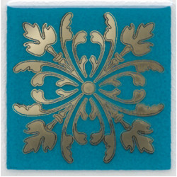 Вставка Клемансо бирюзовый 4,9х4,9  (HGD\D252\5246)