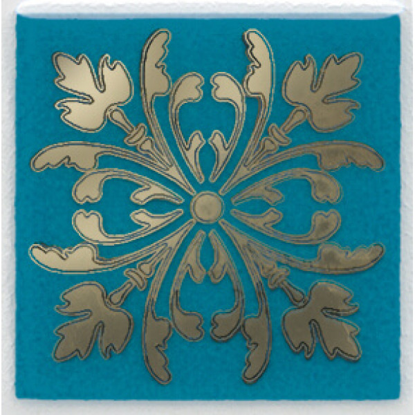 Вставка Клемансо бирюзовый 4,9х4,9  (HGD\D252\5246)