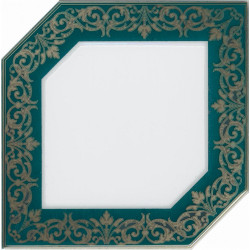 Декор Клемансо зеленый темный 15х15  (HGD\E250\18000)