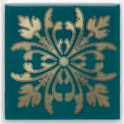 Вставка Клемансо зелёный темный 4,9х4,9  (HGD\F252\5246)