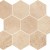 Вставка Sahara Desert мозаика желтый 28x33,7  (O-SAB-WII061)
