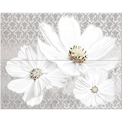 Панно Sfumato Grey Floret 40,2х50,5