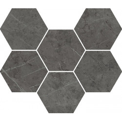 Мозаика Шарм Эво Антрачит Гексагон 25х29 (620110000050)