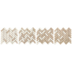 Мозаика Terracruda Mosaico Degrade Luce/Sabbia 33,2х128,8  (R06A)
