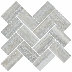 Мозаика Travertini Шеврон Серый (5х10) 31,5х28  (K9456528R001VTE0)