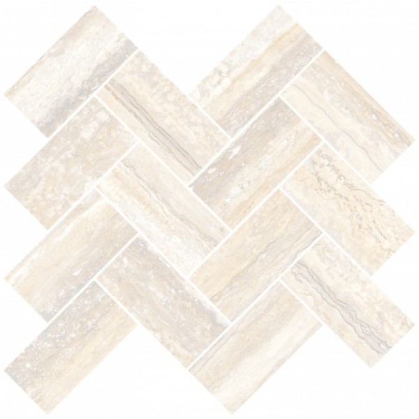 Мозаика Travertini Шеврон Кремовый (5х10) 31,5х28  (K9456538R001VTE0)