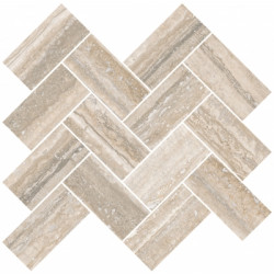 Мозаика Travertini Шеврон Коричневый (5х10) 31,5х28  (K9456548R001VTE0)