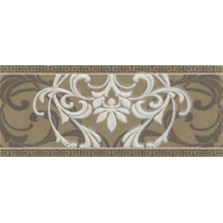 Бордюр Травертино Арабески 10х25 (600090000303)