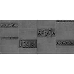 ANARCHY ANTHRA NAT MOS LETTERS (-8431940211652-) 29,75x29,75 Керамогранит