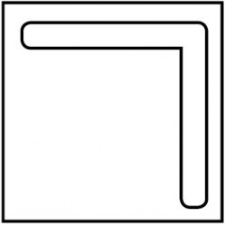 MATERIA WHITE SOL 2CM REJ ANG (-8431940320453-) 25x25 Керамогранит