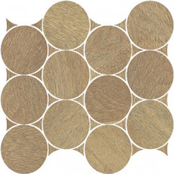 NANOSHIBA BEIGE NAT MOS CIRCLE (-8431940306105-) 34,84x30,07 Керамогранит