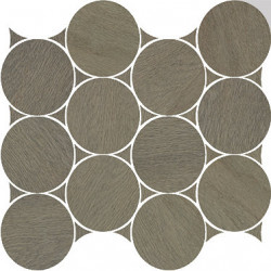 NANOSHIBA BROWN NAT MOS CIRCLE (-8431940306112-) 34,84x30,07 Керамогранит
