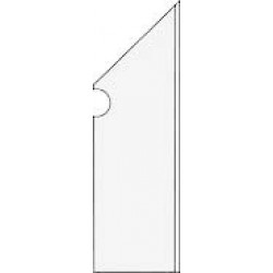 Porfido Bianco Batt. Sagomato Dx (BPID) 7,5x30,5 Керамогранит