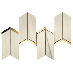 Marvel Chevron Bianco Fantastico (9MCN) 17x41,4 Керамическая плитка