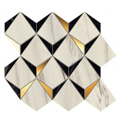 Marvel Diamonds Bianco - Black (9MDB) 35,8x32,9 Керамическая плитка