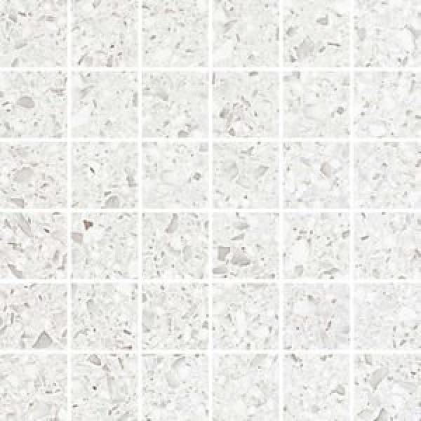 Marvel Terrazzo White Mosaico Lappato (AS7P) 30x30 Керамогранит