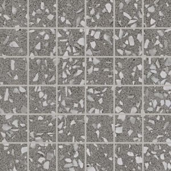 Marvel Terrazzo Grey Mosaico Lappato (AS7S) 30x30 Керамогранит