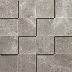 Marvel Grey Fleury Mosaico 3D (ADQA) 30x30 Керамогранит