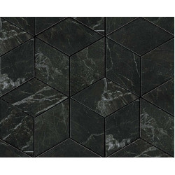 Marvel Noir St.Laurent Mos. Esagono Lapp. (ADVP) 30x35 Керамогранит