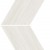 Marvel Bianco Dolomite Chevron Lappato (AS1Q) 22,5X22,9 Керамогранит