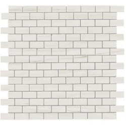 Marvel Bianco D. Mosaico Lapp. Burattato (AS31) 29,8X29,8 Керамогранит