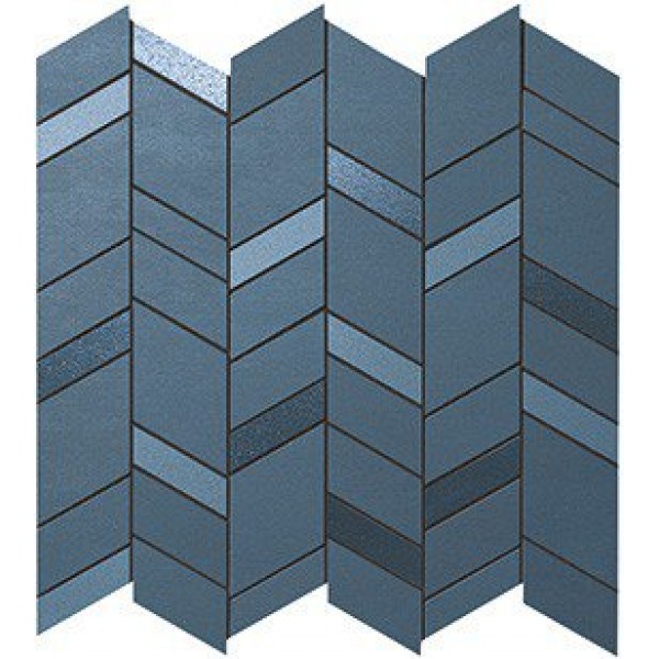 MEK Blue Mosaico Chevron Wall (9MCU) 30,5x30,5 Керамическая плитка