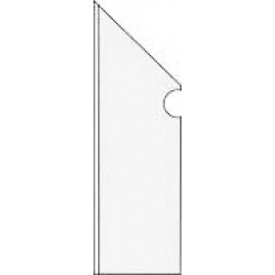 Seastone Black Battiscopa Sag.SX (ABMS) 7,2x30 Керамогранит