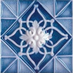 DAMASCO INSERTO BLU 13X13 (CHESC1) 13X13 Керамическая плитка