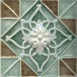 DAMASCO INSERTO  SALVIA 13X3 (CHESC3) 13X13 Керамическая плитка