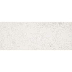 PURE COLOURS FLOWERS WHITE 20X50 (729308) Керамическая плитка