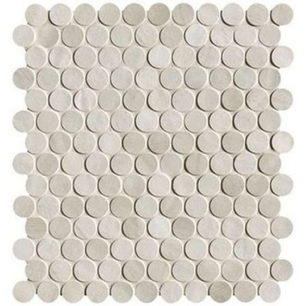 BRICKELL WHITE ROUND MOSAICO MATT (fNWN) 29,5x32,5 Керамическая плитка