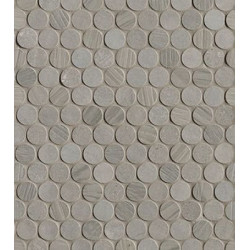 CONNECTION GREY ROUND MOSAICO ( fNOW) 29,5x32,5 Керамическая плитка