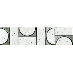 EVOQUE  SIGILLO ARGENTO LISTELLO MOSAICO (fKVP) 7,5x30,5 Керамическая плитка