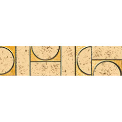 EVOQUE  SIGILLO ORO LISTELLO MOSAICO (fKVQ) 7,5x30,5 Керамическая плитка