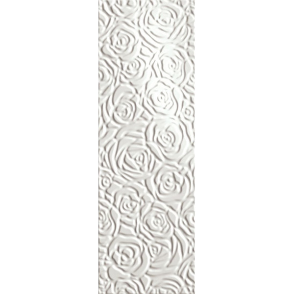 SOLE ROSE BIANCO (GLOSS) (fKGO) 25x75 Керамическая плитка