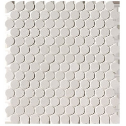 MILANO&FLOOR BIANCO ROUND MOSAICO MATT (fNSV) 29,5x32,5 Керамическая плитка