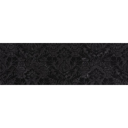ROMA CLASSIC DAMASCO NERO REALE INSERTO (fOAG) 30,5x91,5 Керамическая плитка
