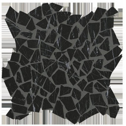 ROMA DIAMOND NERO REALE SCHEGGE GRES MOS. (fNI8) 30x30 Керамическая плитка