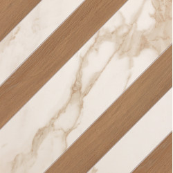 ROMA DIAMOND RIGHE CALACATTA BARK AVANA INS. (fNK7) 60x60 Керамическая плитка